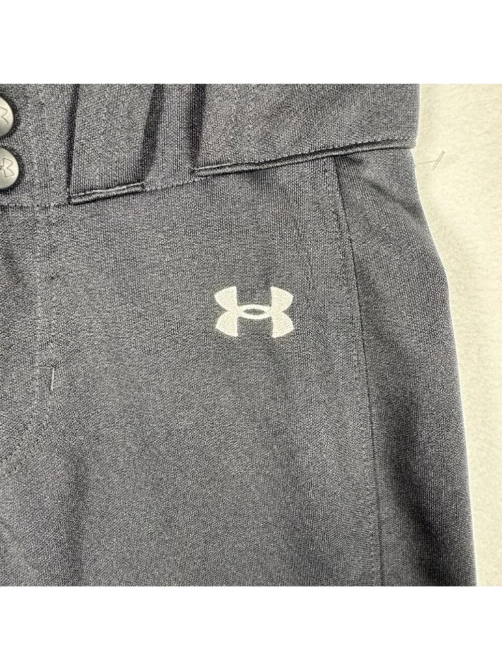 Under Armour Girls Youth Utility Softball Pants Black Size YM Athletic Fit